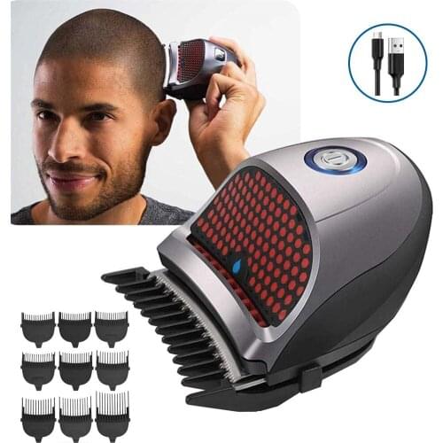 1 Set Self-Haircut Kit Electric Hair Clippers Rechargeable Hair Shaving Machine