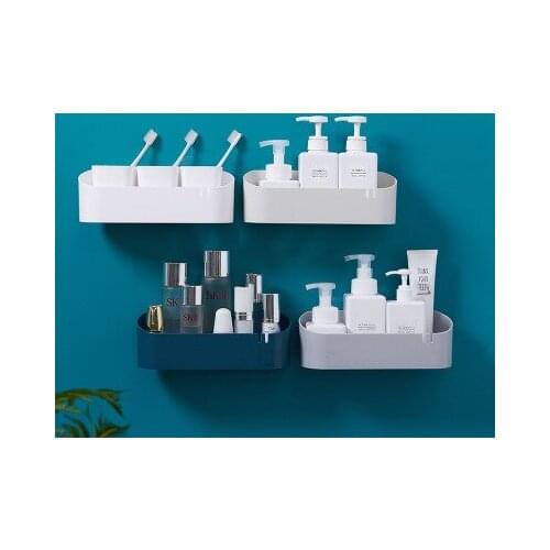 YOOAP Punch-free Plastic Bathroom Shelf Shower Gel Shampoo Holder Storage Rack Organizer Home Decoration Bathroom Accessories