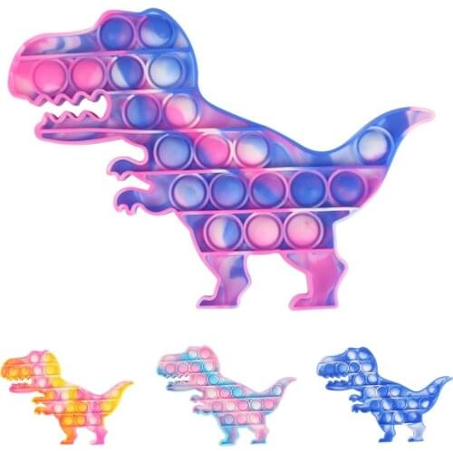 Push Pop Bubble Fidget Sensory Toy Autism Special Needs Stress Reliever Relieve Stress Help Restore Emotions Dinosaur Toys Gifts