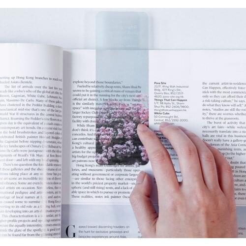 PVC Reading Bookmarks Creative Book Page Marker Stationery Supplies Shakespeare Letters Themed Bookmark Colorful Scenery