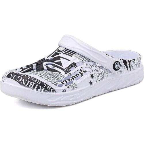 Summer Casual Shoes Men Sandals Soft Mesh Couple Beach Slippers Men Swimming Sandal Foam Runners Comfort Flip-flops Slipper