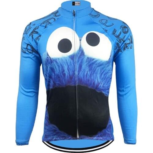 Blue Cycling Jersey winter fleece and no fleece Long sleeves maillot ciclismo cycling clothing ropa ciclismo mtb jersey