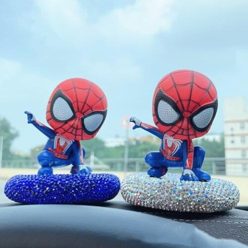 Sparkling Perfume Holder for Home Car Diamond Flying Saucer Carton Kawaii Car Decoration Accessories Bling Anime Desk Decor Cute