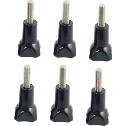 Hight Quality for GoPro Accessories 6pcs Short Thuss Bolt Nut Screw for Go Pro Hero3 3+ 4 5 6 SJ4000 Mount