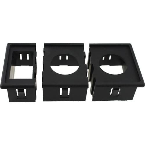 1 Switch Panel Mount + 2 Round Socket Housing for Marine Car Boat Repair
