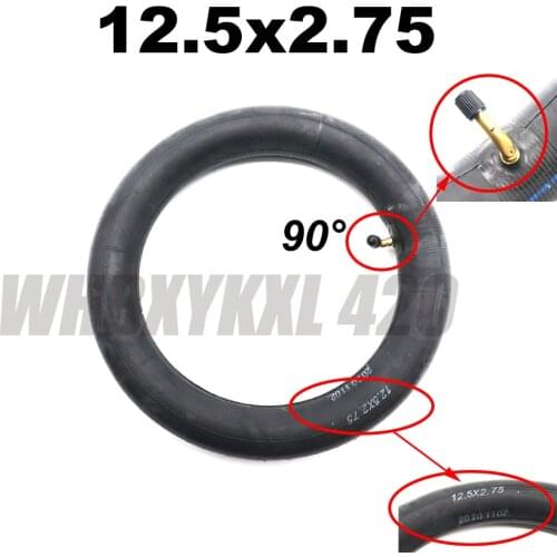 12.5 x 2.75 Inner Tube rubber Tire For for RAZOR MX350 / MX400 Electric Motorcycle Mini Bike off road with 90 degree valve