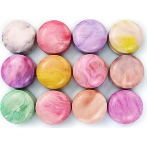 12pcs Mini Elegant Flower Tin Box DIY Candle Jar Balm Round Empty Case Portable Lipstick Spices Storage N14 20 Dropoship