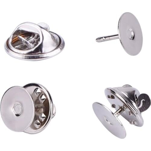 20sets/lot 11.5x5mm Antique Bronze/Gold/Rhodium Color Butterfly Brooch Holder Base for DIY Jewelry Findings Wholesale