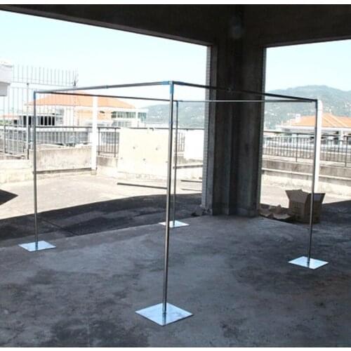 4M x 4M x 4M Wedding square canopy/chuppah/arbor drape stand wedding decoration ,wedding favors wedding square pipe