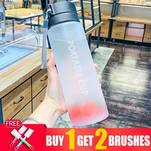 800ml Cute Sports Flask Bottles Of Water Outdoor Drinking Creative Portable 600ml Kitchen Items Shaker My Water Bottles Milk Cup