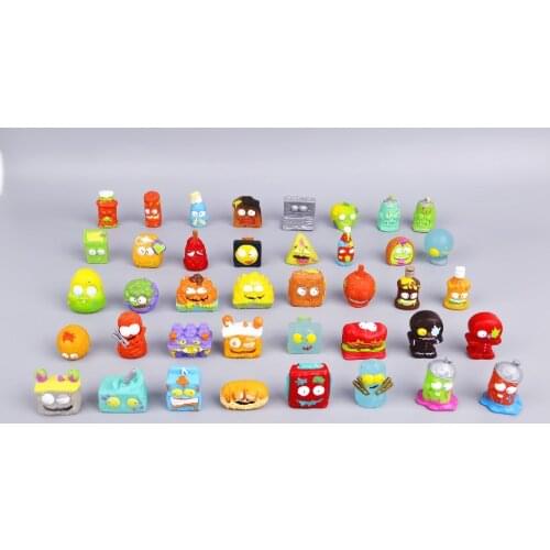 AILAIKI 50Pcs/lot Kids Playing Cute Model Dolls HOTSALE The Grossery Gang Mini Action Toys Figures Christmas Gift Free Shipping