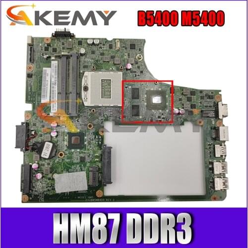Akemy DA0BM5MB8D0 Motherboard For Lenovo B5400 M5400 Laptop Motherboard PGA947 HM87 N15V-GM-S-A2 2G DDR3 100% Test Work