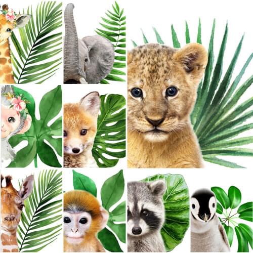 5D DIY Diamond Painting Plant Leaf Lion Elephant Cross stitch Diamond Embroidery Animal Set Mosaic Crystal Picture Decor Gift