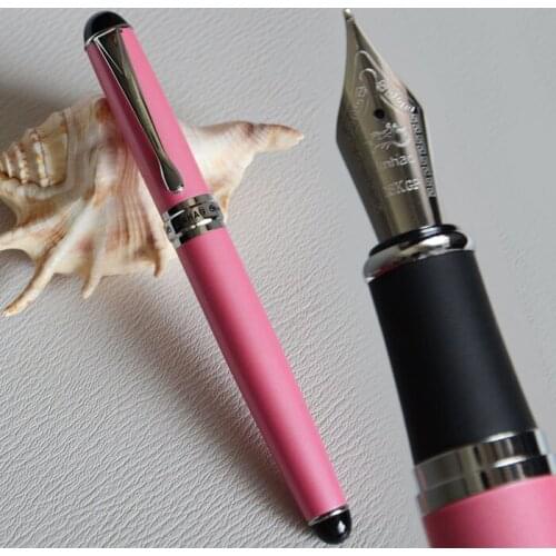 FOUNTAIN PEN 0.7mm BROAD NIB JINHAO X750 PINK / SILVER LUXURY BUSINESS OFFICE BLACK GREY WINE 15 COLORS SELECTIVE JINHAO 750
