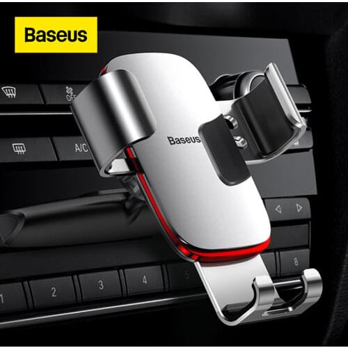 Baseus Gravity Car Phone Holder 360 Rotation Mobile Phone Clip Holder Stand Bracket CD Slot Mount Holder for iPhone Samsung