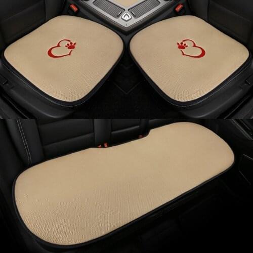 Summer Car Seat Cover 3D Air Mesh Front Rear Cushion Breathable Protector Mat Pad Universal Auto Interior Styling Truck SUV Van
