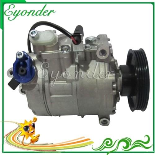 7SEU16C A/C AC Air Conditioning Compressor Cooling Pump for Audi A4 8E5 B6 A6 4B2 C5 1.9 TDI 4B0260805K 8E0260805M 447170-9090
