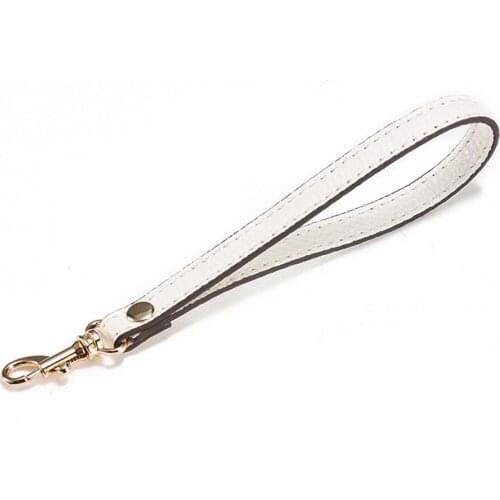 Wristlet Strap Purse PU Leather For Bags Accessory With Clasp Hanging Replacement Keychain Handbag Short Holder Clutch Hand Belt