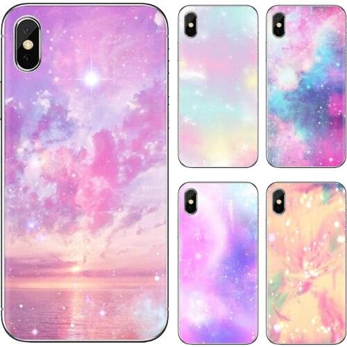 For Samsung Galaxy A10 A30 A40 A50 A60 A70 a12 a31 a41 a51 a71 a20e a21s M30 Soft TPU Case Rainbow Galaxy Starry sky Space