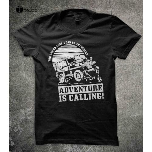 New Summer Cool Tee Shirt T-Shirt Biker Moto Herren Schirt Offroad Adventure / Car Auto Garage