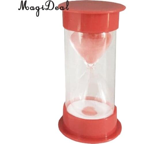 8 Minute Hourglass Plastic Sand Timer For Kitchen Cooking or Kids Learning