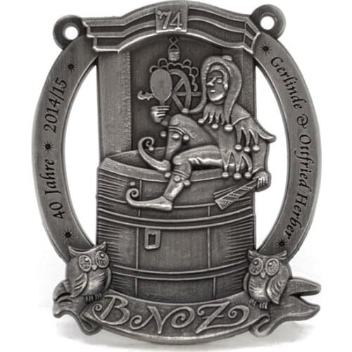 Hollow medals cheap metal antique silver medals hot sales custom made cut out 3d dance medal