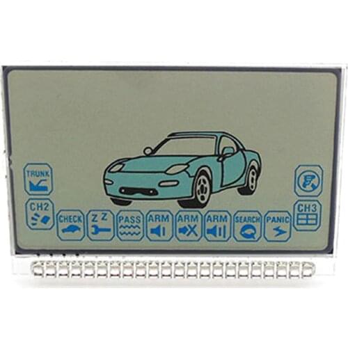 Russian version EZ-ALPHA lcd display for Jaguar EZ-ALPHA lcd remote two way car alarm system