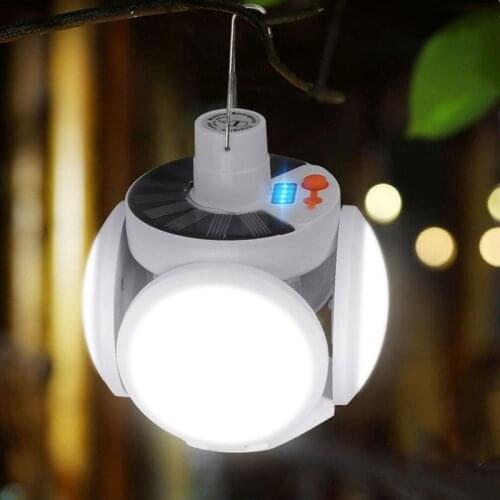Solar Light Folding Portable 45LED Bulb Lamp Waterproof Rechargeable Camping Lamp Night Market LED DC Charging/Solar Light