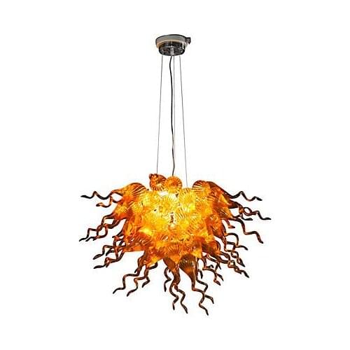 Modern Type Gloden Murano Glass Chandelier