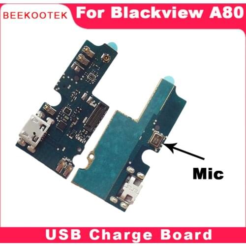 BEEKOOTEK Blackview A80 USB Board with MIC For Blackview A80 Replacement Parts Board Connector Dock Accessories Charging Port