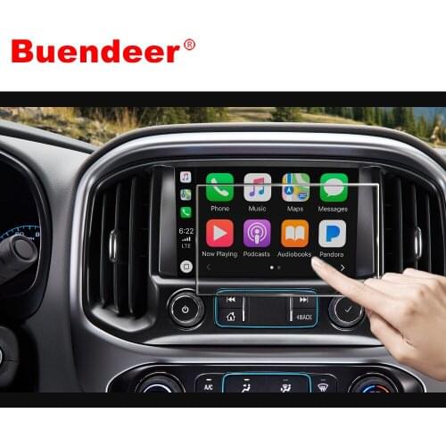 Buendeer 8 Inch GPS Navigation Screen Protective film for Chevy Silverado 1500 2500HD 3500HD Colorado LT Z71 ZR2 WT 2015-2019