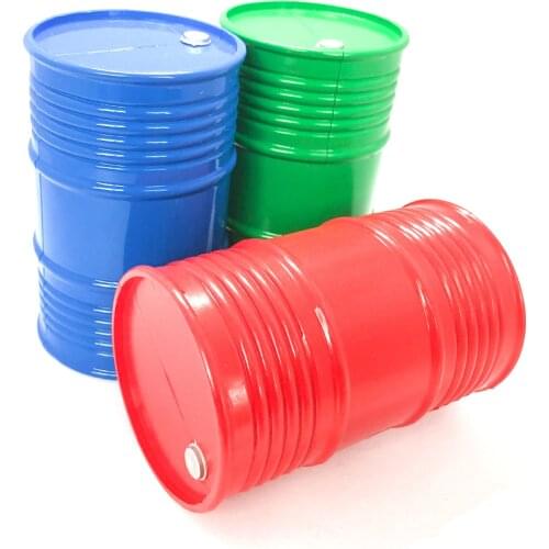 1 / 10 Simulation Climbing Car Accessories Axial Scx10 Rc4wd D90 Cc01 Plastic Oil Drum