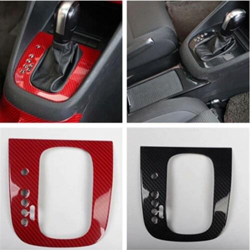 1pc Car stickers ABS carbon fiber grain gear panel decoration cover for 2009-2013 Volkswagen VW golf 6 MK6 car accessories