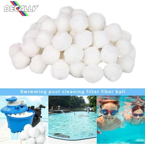 200/500/700g Swimming Pool Cleaning Equipment Filter Media Net Bag Filter Fiber Water Purification Fiber Balls Dropping Cleaning