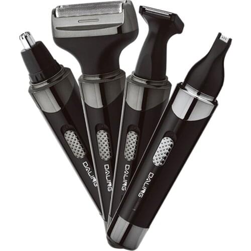 4in1 powerful facial shaver nose ear eyebrow hair trimmer travel facial rechargeable shaver hair trimmer body outline trimmer