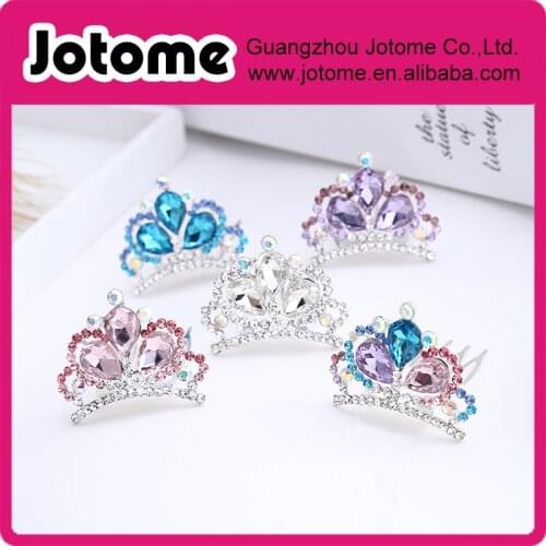 Girls Princess Tiara Crown with Comb For Costume Accessories