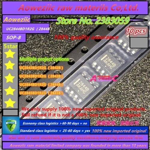 Aoweziic 2018+ 100%new imported original UC2845U C2845BNG UC2845BN UC2845AN DIP-8 UC2845BD1R2G 2845B UC2845AD8TR UC2845A SOP-8