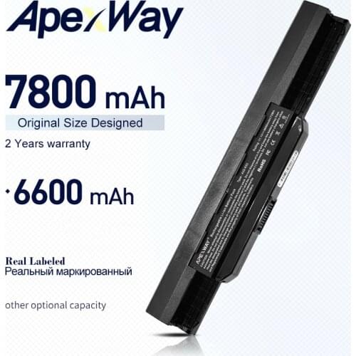Apexway K53u Laptop Battery for Asus A32 K53 A42-K53 A31-K53 A41-K53 A43 A53K53 K53S X43 X44 X53 X54 X84 X53SV X53U X53B X54H