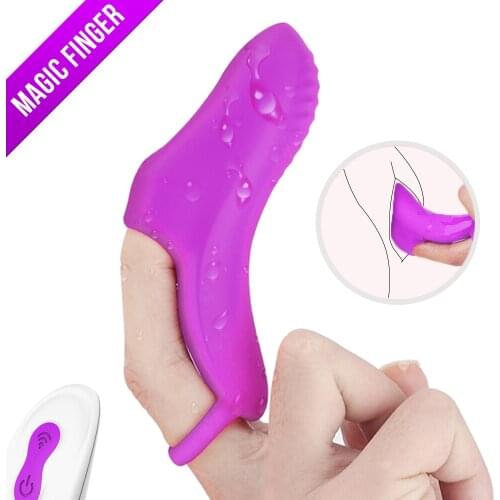 Wireless Remote Control Finger Sleeve Vibrator G-spot Clitoral Stimulator Massage Vibrator Sex Toys For Women Orgasm Sex Shop