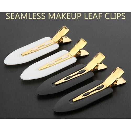 Women Men Hair Leaves Clips Seamless Makeup Leaf Clips Geometric Hair Clips Girl Hairgrip Hair Accessories Gift Barrette Pins