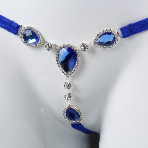 Hot Women Sexy Panties G string Thongs With Jewel Decorated Transparent Sexy Ladies Bragas Mujer Soft Briefs Panty Underwear