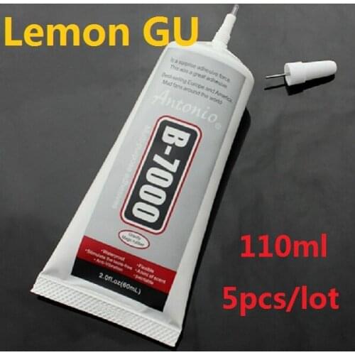 5pcs/lot 110ml Glue Adhesive for Jewelry Nails Mobile Phone Glass B7000 Adhesive Glue Stick for Jewelry Nails Mobile Phone Glass