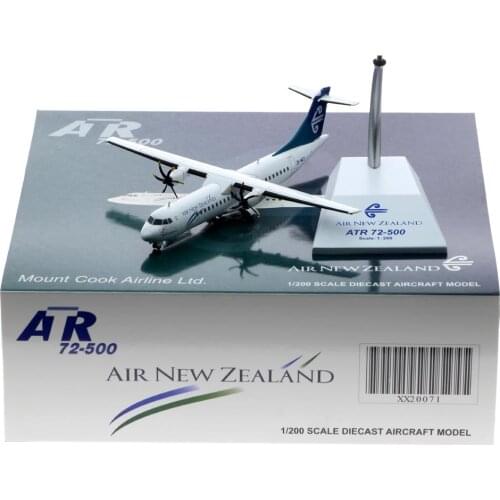 1:200 Alloy Collectible Plane JC Wings XX20071 Air New Zealand Star Alliance ATR-72 Diecast Aircarft Model ZK-MCY With Stand