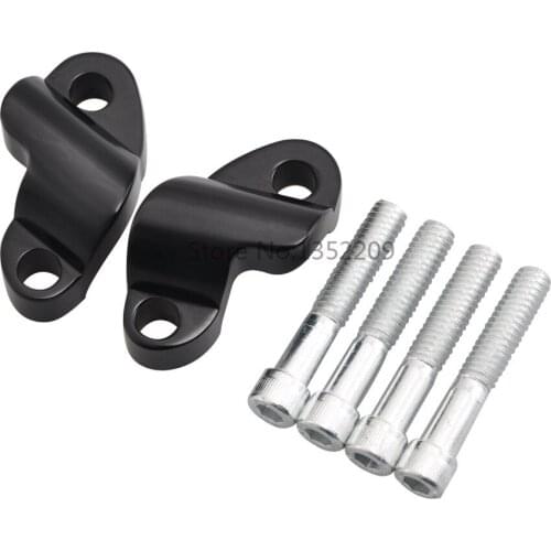 Motorcycle Handlebar Riser Kit 1" Bar Heighten Block Extension For Harley Sportster XL 1200 1200X 48 Forty-Eight 2010-2018
