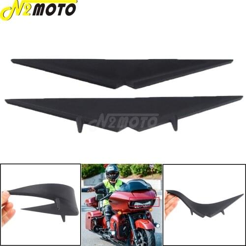 Motorcycle Headlamp Headlight Eyebrow Eyelid Sticker Visor Trim Cover For Harley CVO Road Glide Ultra Limited FLTRK FLTRU FLTRX