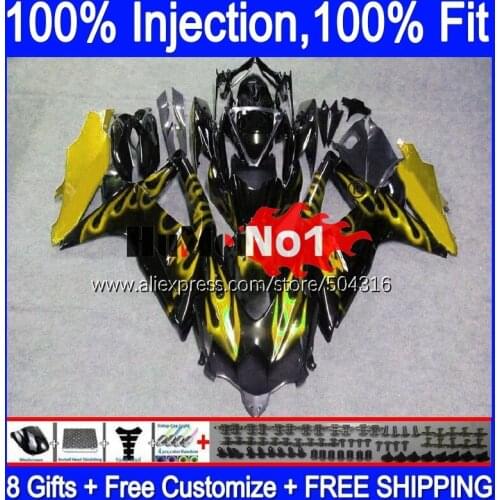 OEM For SUZUKI GSXR-750 GSXR600 GSX-R750 2008 2009 2010 Golden Sale 17MC.179 GSXR-600 K8 GSXR750 GSXR 600 750 08 09 10 Fairings