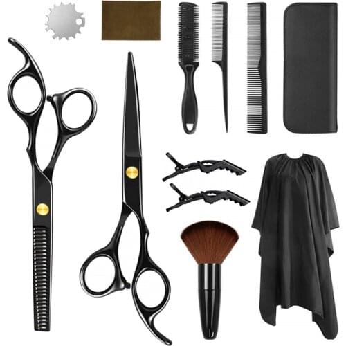 Hairdressing Hair Scissors Professional Barber Cutting Thinning Cape Barbershop Haircut Shears Scissors for Hairdressers Set Kit