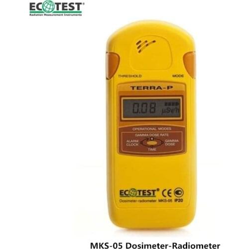 Genuine Ukraine personal radiation detector MKS-05P Portable beta gamma and x-ray Geiger counter radiation dosimeter