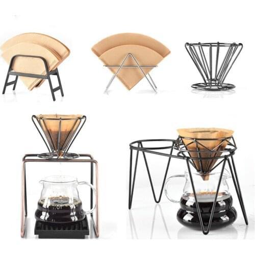 Coffee Filter Stander Tea Leaves Filter Holder Stand Rack Coffee Filter Baskets Permanent Coffee Dripper Coffee Accessories