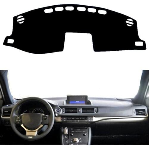 Car Dashboard Cover Mat Pad DashMat Sun Shade Instrument Carpet Accessories For Lexus CT200h F Sport 2011 2012 2013 2014 - 2019